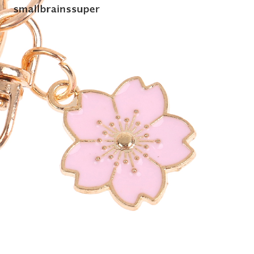 Móc Khóa Hình Thỏ / Mèo / Hoa Tráng Men Dễ Thương Dùng Làm Quà Tặng SBS