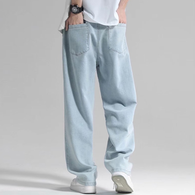 Quần jeans Dài Ống Rộng Thời Trang Mới Cho Nam