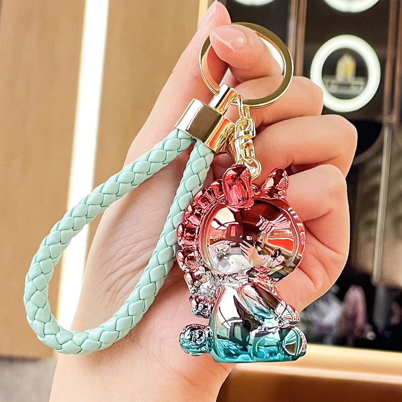 Móc Khoá móc khoá cute móc khoá móc khoá xe móc khoá balo móc khoá túi Sáng tạo nhựa mạ hai màu Unicorn Key Carabiner Phụ nữ ô tô Key Carabiner Trang trí Mặt dây chuyền Túi dễ thương
