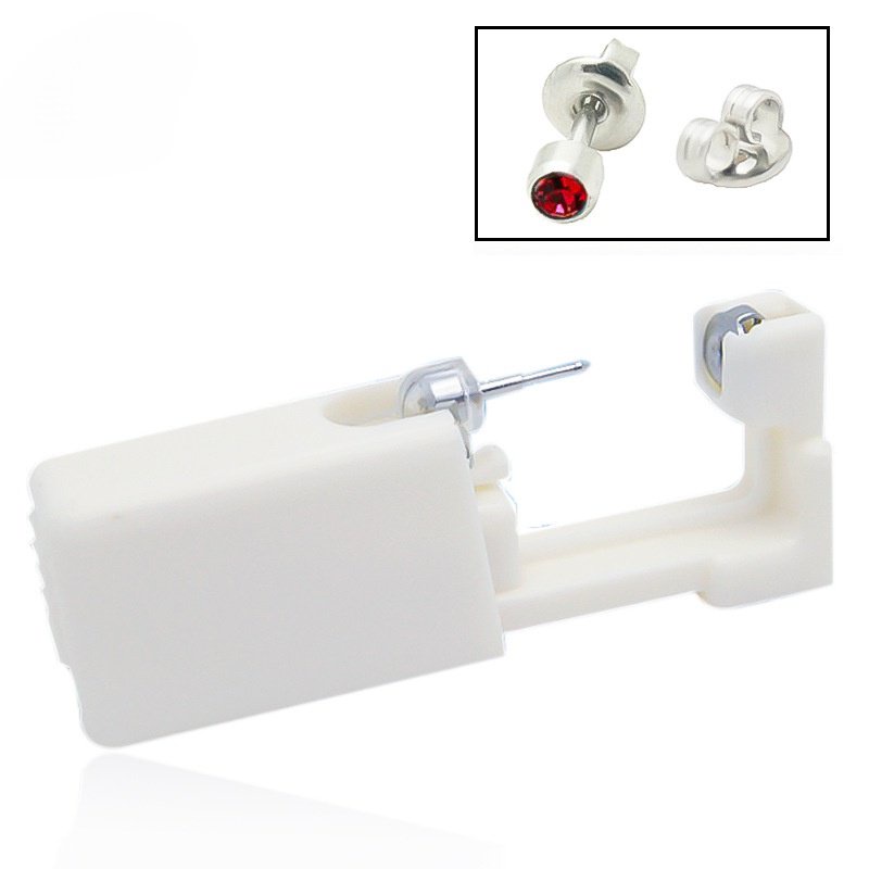 Dụng Cụ Xỏ Khuyên Tai Bằng Thép Không Gỉ Sử Dụng Một Lần Cho Nam Và Nữ