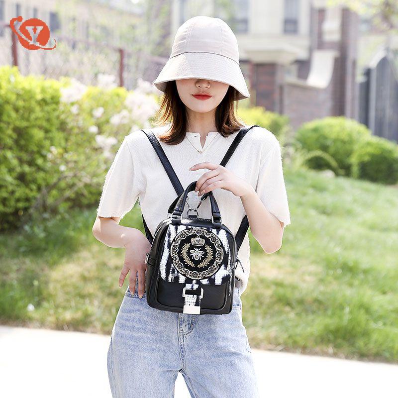 Yp.backpack Ba Lô Nhỏ Đeo Vai Ba Lô Đeo Một Bên Vai Đính Kim Cương Tương Phản Thời Trang Dễ Phối