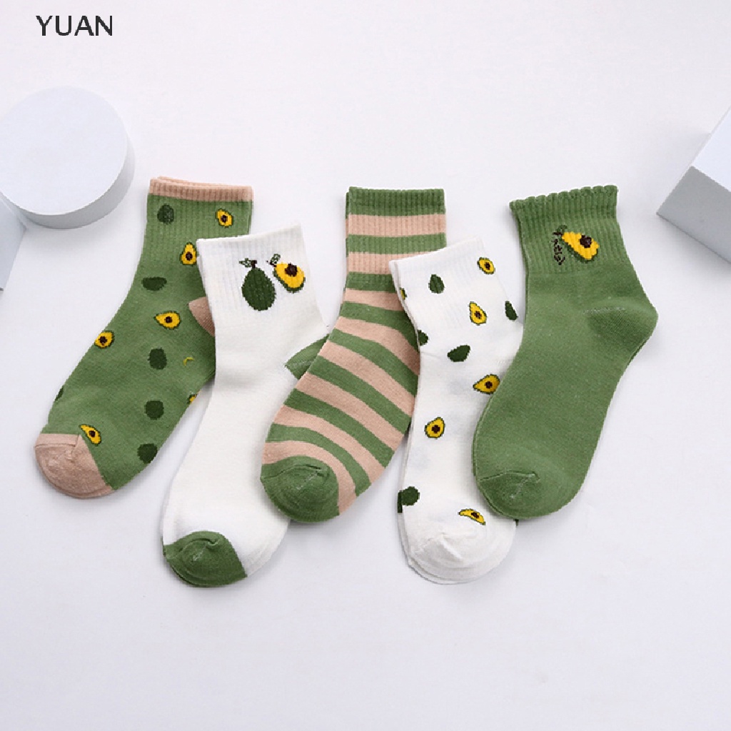 Đôi vớ CRLNHC cotton thấm hút mồ hôi chống trượt họa tiết hoạt hình dành cho nữ