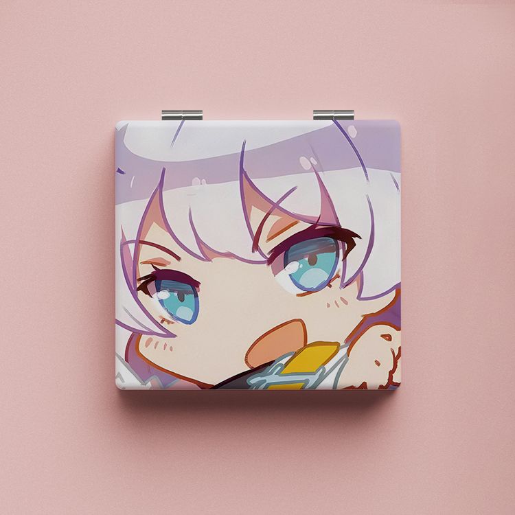 Gương Trang Điểm Gấp Gọn Genshin Va Chạm Kamisato Ayaka Yae Miko Sangonomiya Kokomi Ningguang