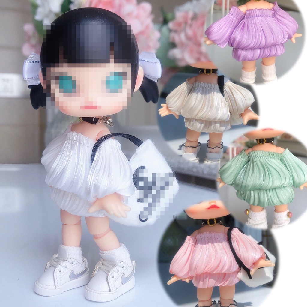 Đầm Ống OB11 YMY Cho Bé Gái 1 / 12BJD GSC Nendoroid obitsu11
