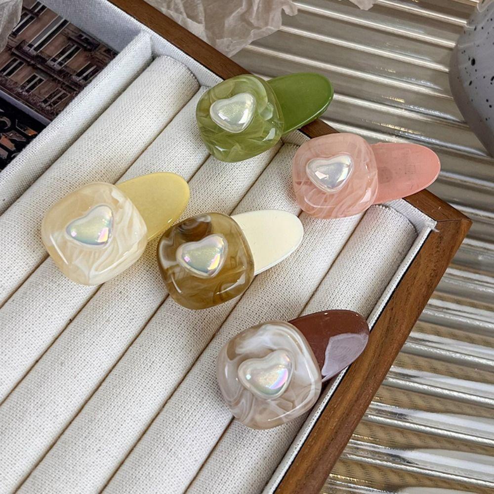 CABEZA Kẹp Tóc Y2k Đính Đá Nhân Tạo Phong Cách Hàn Quốc Thanh Lịch Dành Cho Nữ