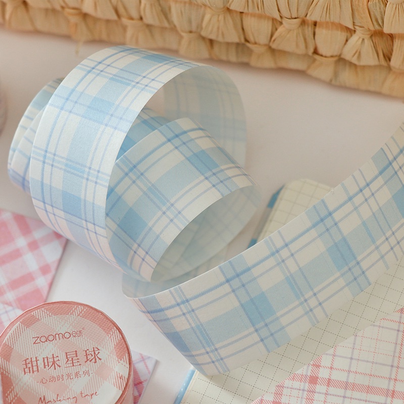 Băng Keo Dán Trang Trí Sổ Tay Họa Tiết Kẻ Sọc Sáng Tạo