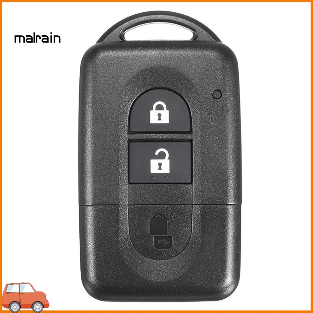 Vỏ Chìa Khóa Điều Khiển Từ Xa 2 Nút Cho Nissan Micra Xtrail Qashqai Juke
