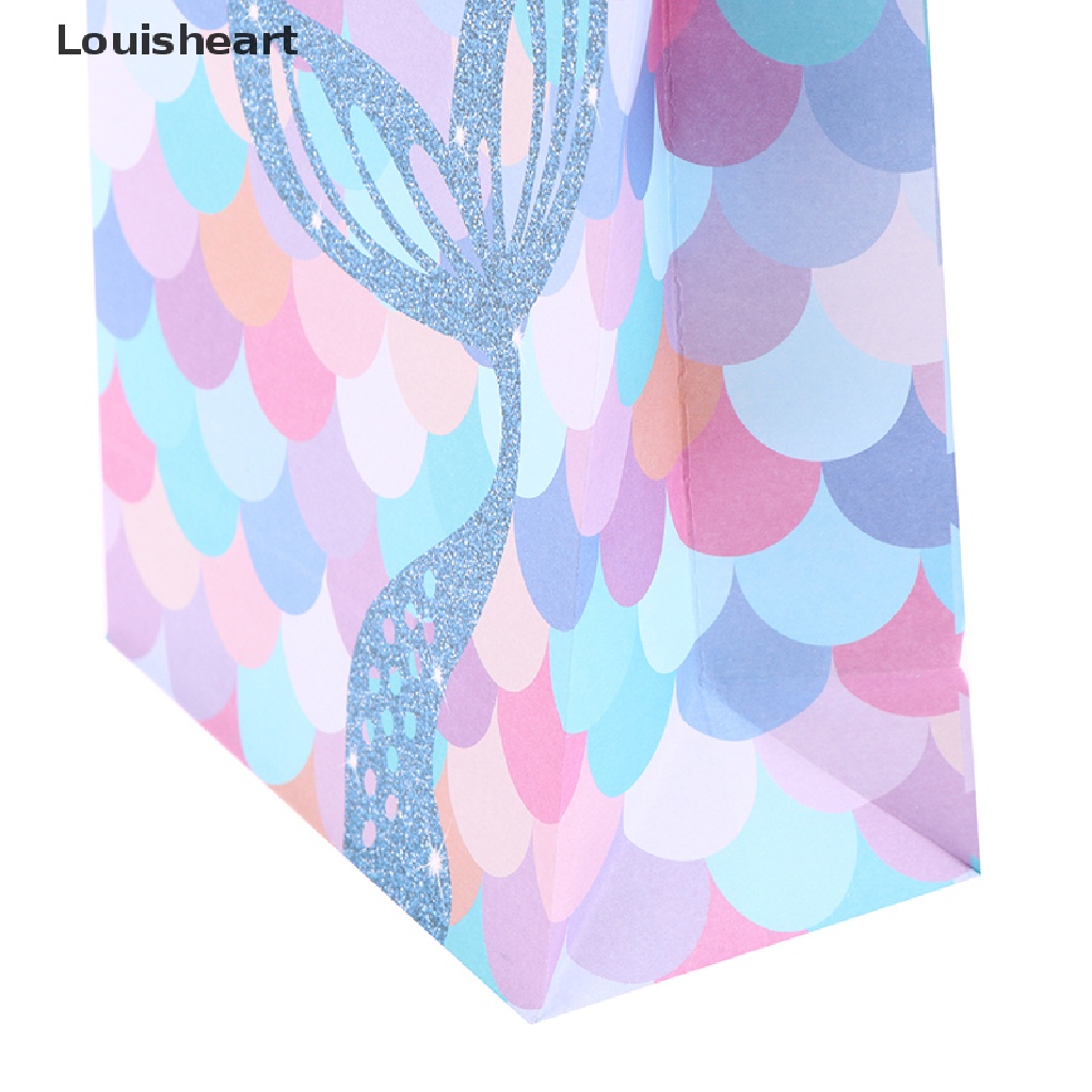 Bộ 10 Túi Giấy Đựng Kẹo Chủ Đề Nàng Tiên Cá