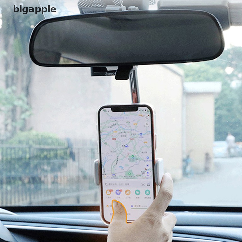 Gương Chiếu Hậu Gợn Sóng 2021 Tự Động Xoay 360 Độ Cho Xe Hơi 202° Giá Đỡ Điện Thoại Tráng Gương Có Thể Điều Chỉnh Hỗ Trợ RDG