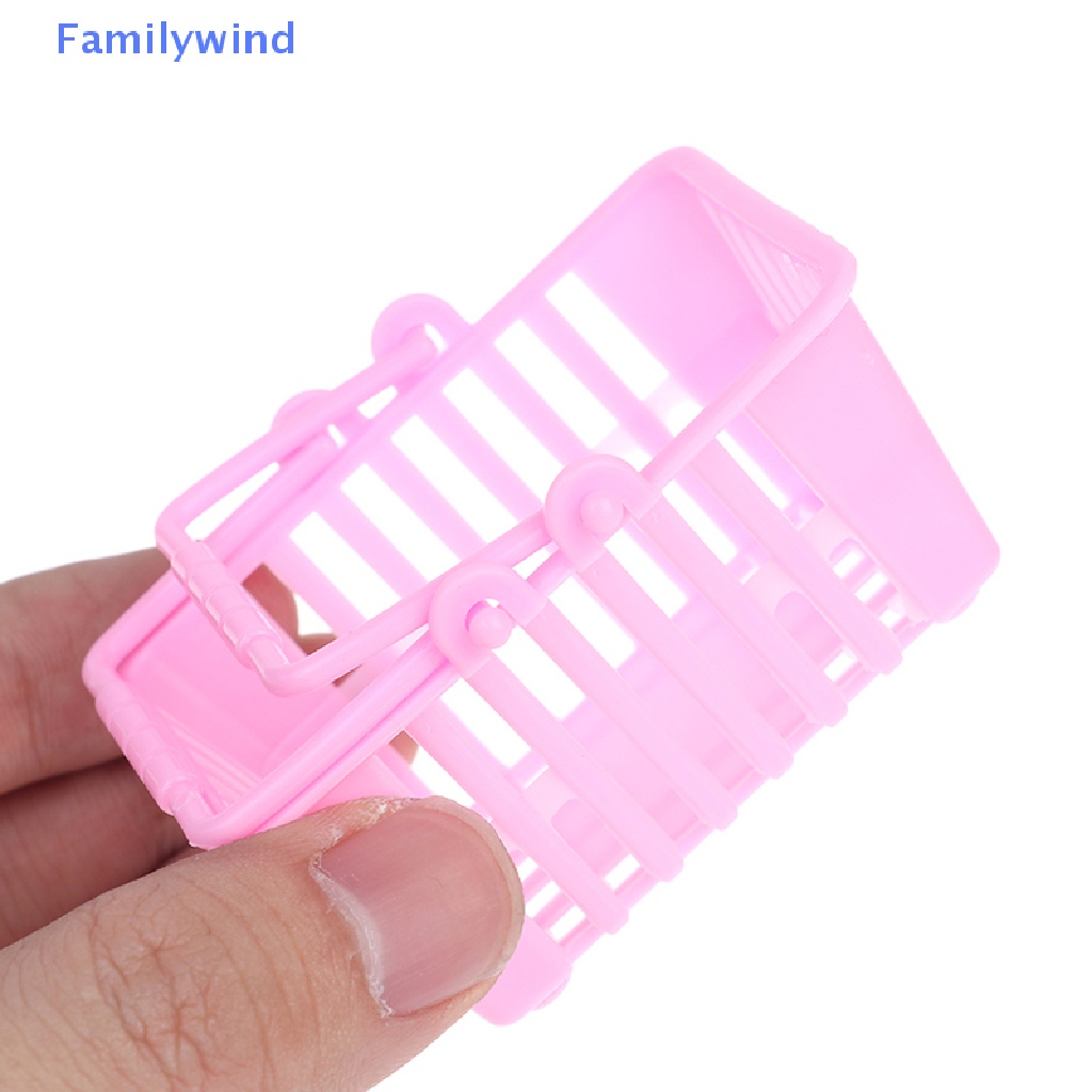 Set 2 Giỏ Mua Sắm Mini Đồ Chơi Cho Nhà Búp Bê