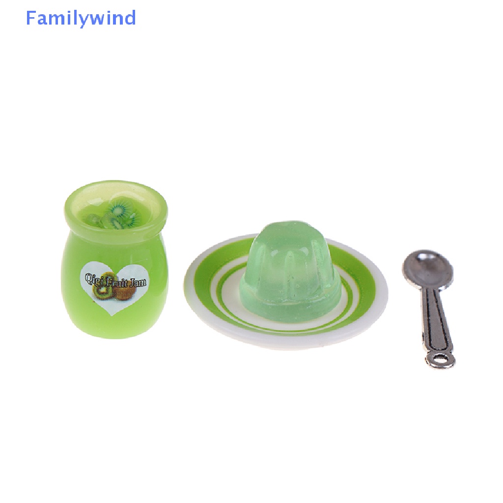 Set 4 Mô Hình Bánh Pudding Tỉ Lệ 1 / 12 1 / 6 Cho Nhà Búp Bê