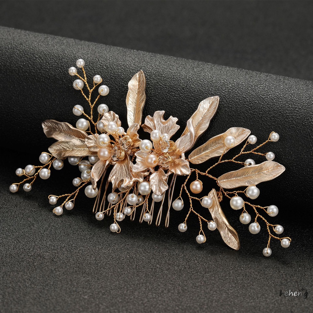 Lược Chải Tóc Xoăn Dày Đính Ngọc Trai Pha Lê Màu Sắc Thời Trang Dành Cho Nữ