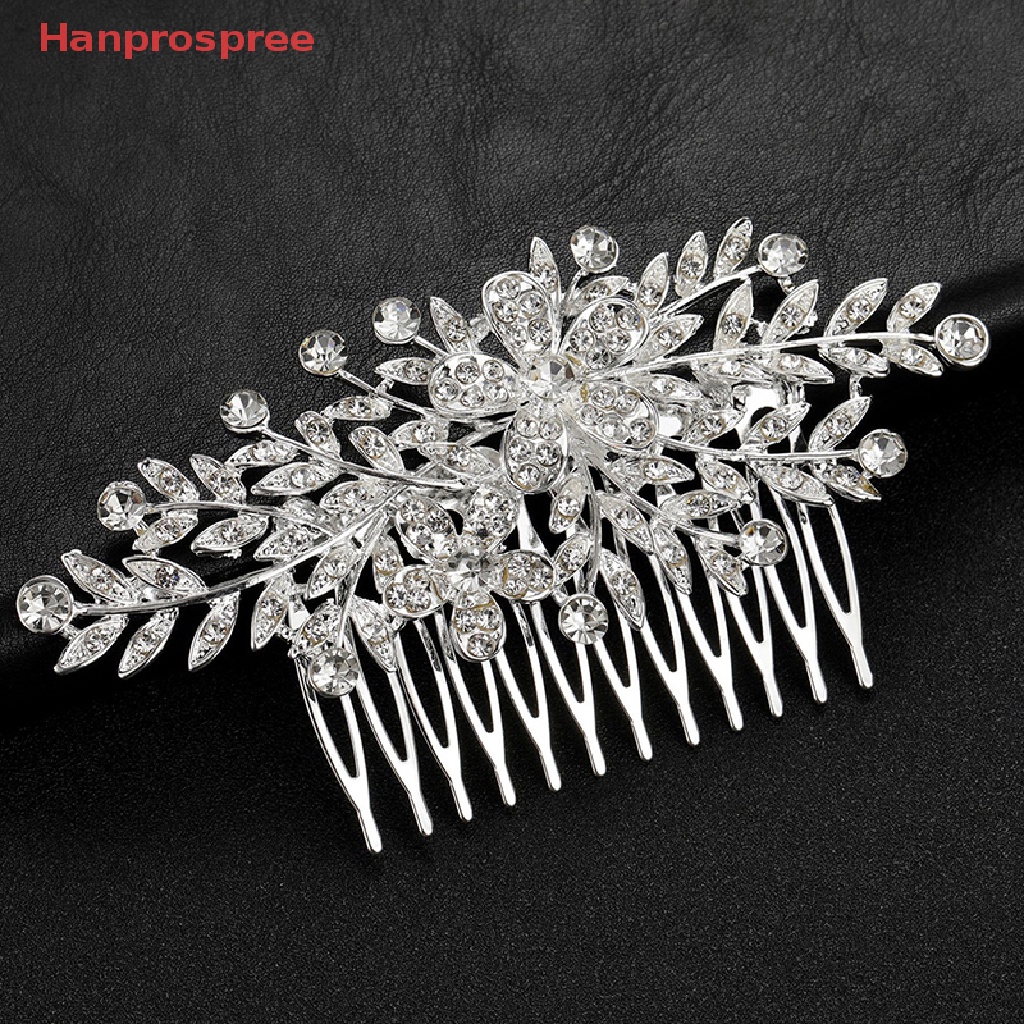 Lược Cài Tóc Đính Đá Pha Lê Cho Cô Dâu Ngày Cưới
