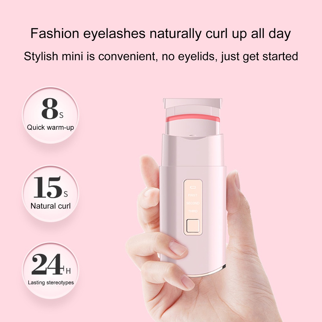 Dụng Cụ Uốn Lông Mi Thông Minh Bằng Điện ABS Lâu Trôi Cổng USB 1.2W 500mAh