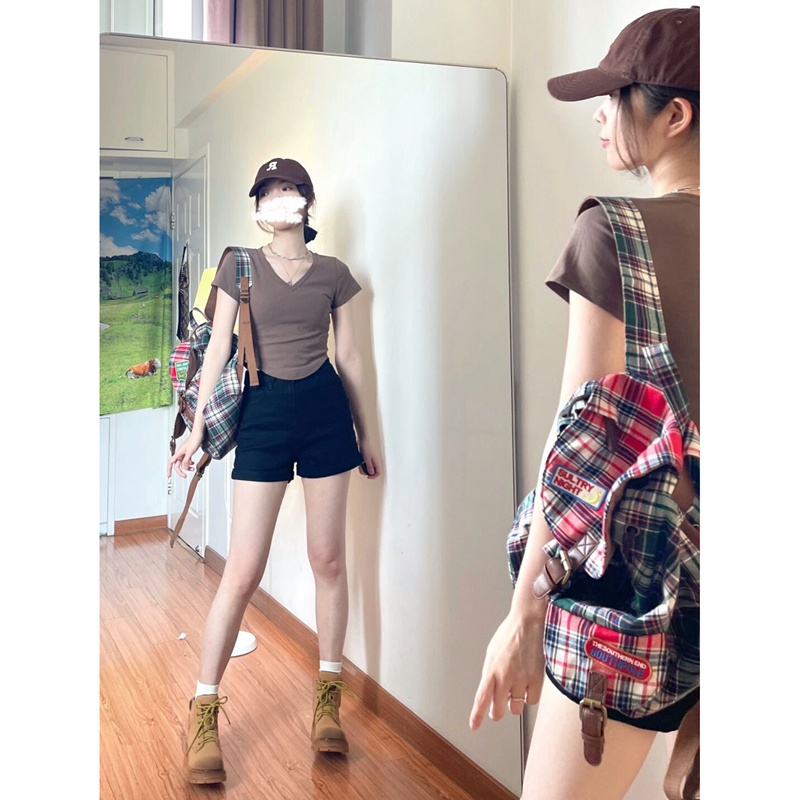 Áo thun NRVP tay ngắn phong cách Hàn Quốc mới cho nữ