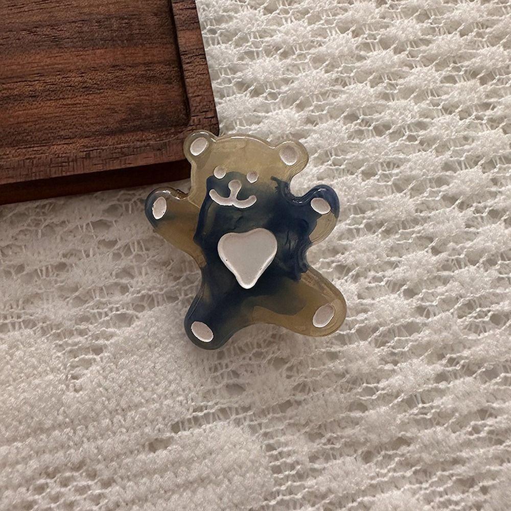 DYRUIDOJ Dây Cột Tóc Đuôi Ngựa Hình Trái Tim / Hoạt Hình Axit Acetic Dễ Thương Thời Trang Cho Nữ