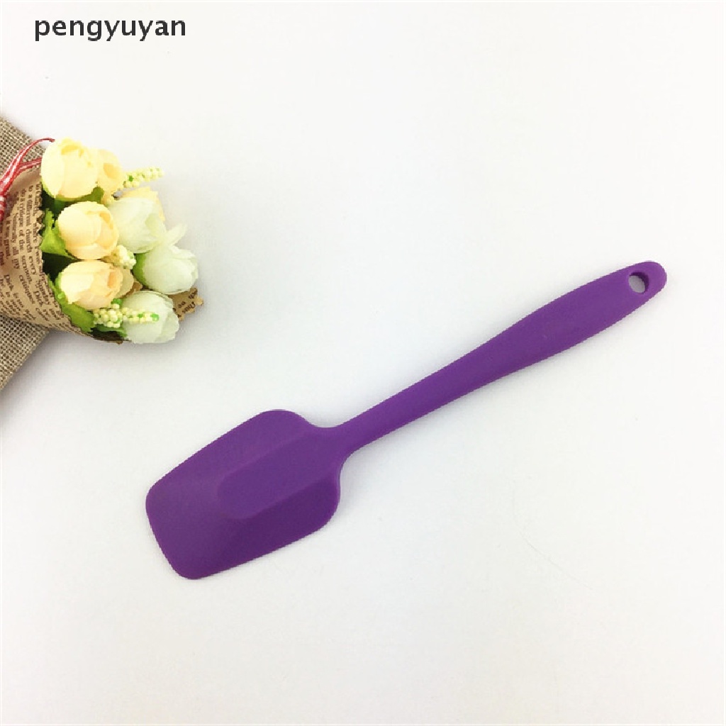 [pengyuyan] Muỗng Cao Su Silicone Làm Bánh Tích Hợp Chịu Nhiệt Độ Cao [Mới]