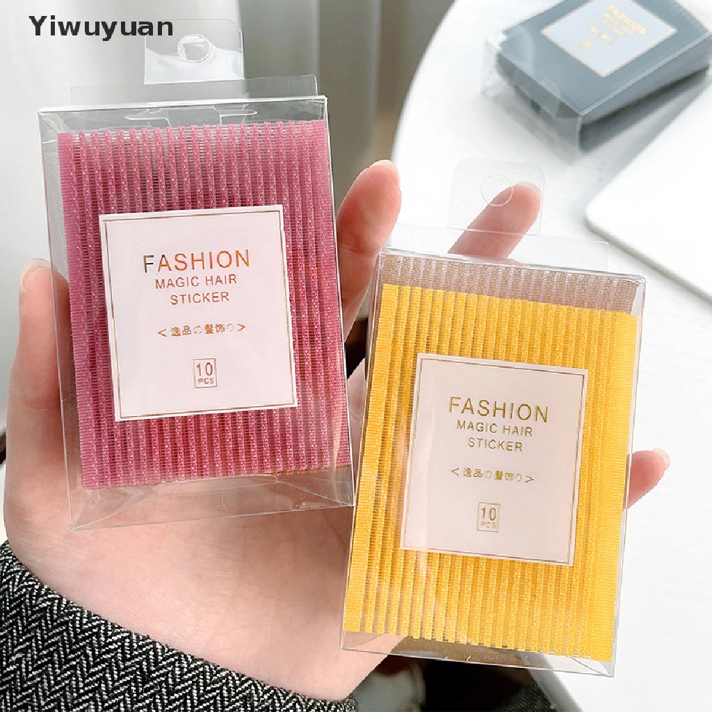 < Yiwuyuan > Gói 10 Miếng Dán Giữ Tóc Không Để Lại Dấu Vết Cho Thợ Cắt Tóc
