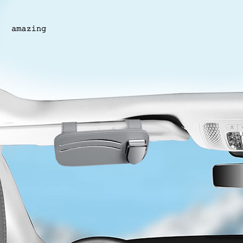 Kẹp Giữ Thẻ / Kính Mát Gắn Tấm Che Nắng Xe Hơi Tiết Kiệm Không Gian