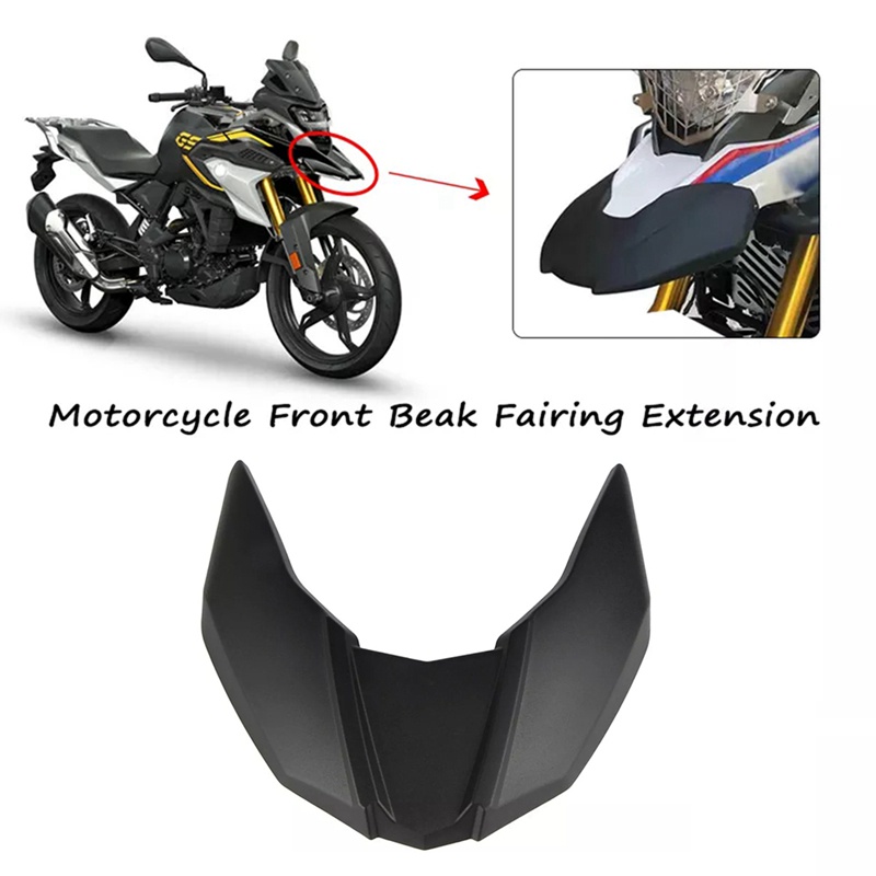 FENDER 1 Tấm Chắn Bùn Bánh Xe Trước Mở Rộng Thay Thế Cho BMW G310GS 2017 2018 2019 2020 G 310 GS G310 310GS Đen