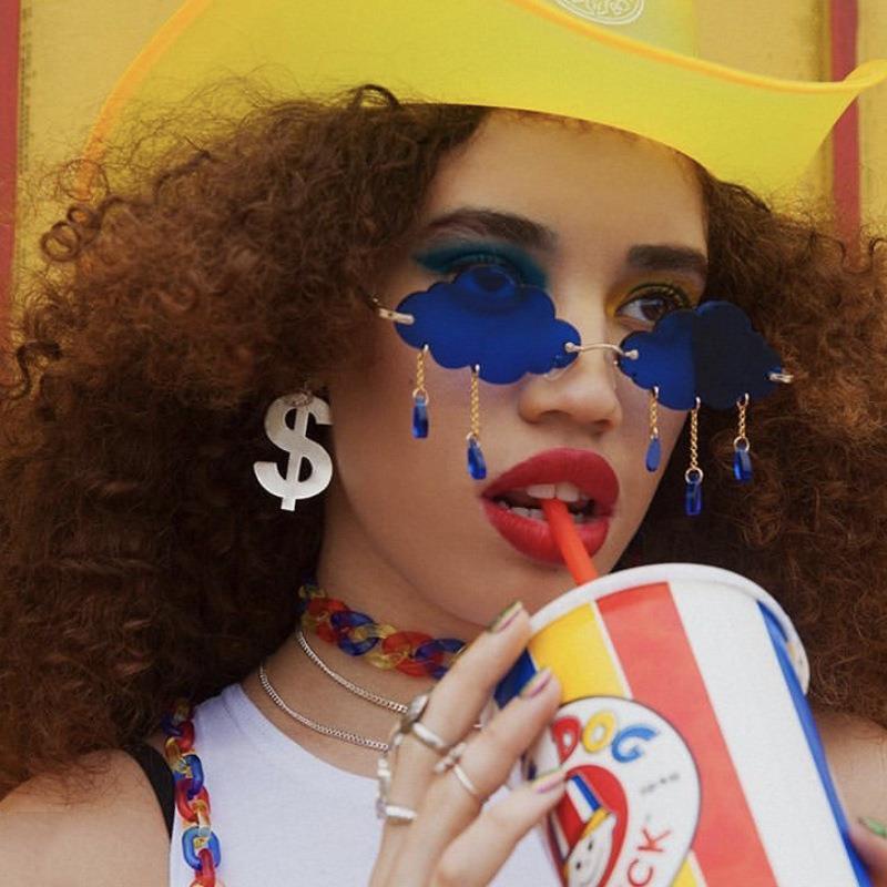 Kính Mát Hình Đám Mây Phong Cách Âu Mỹ Thời Trang 2020