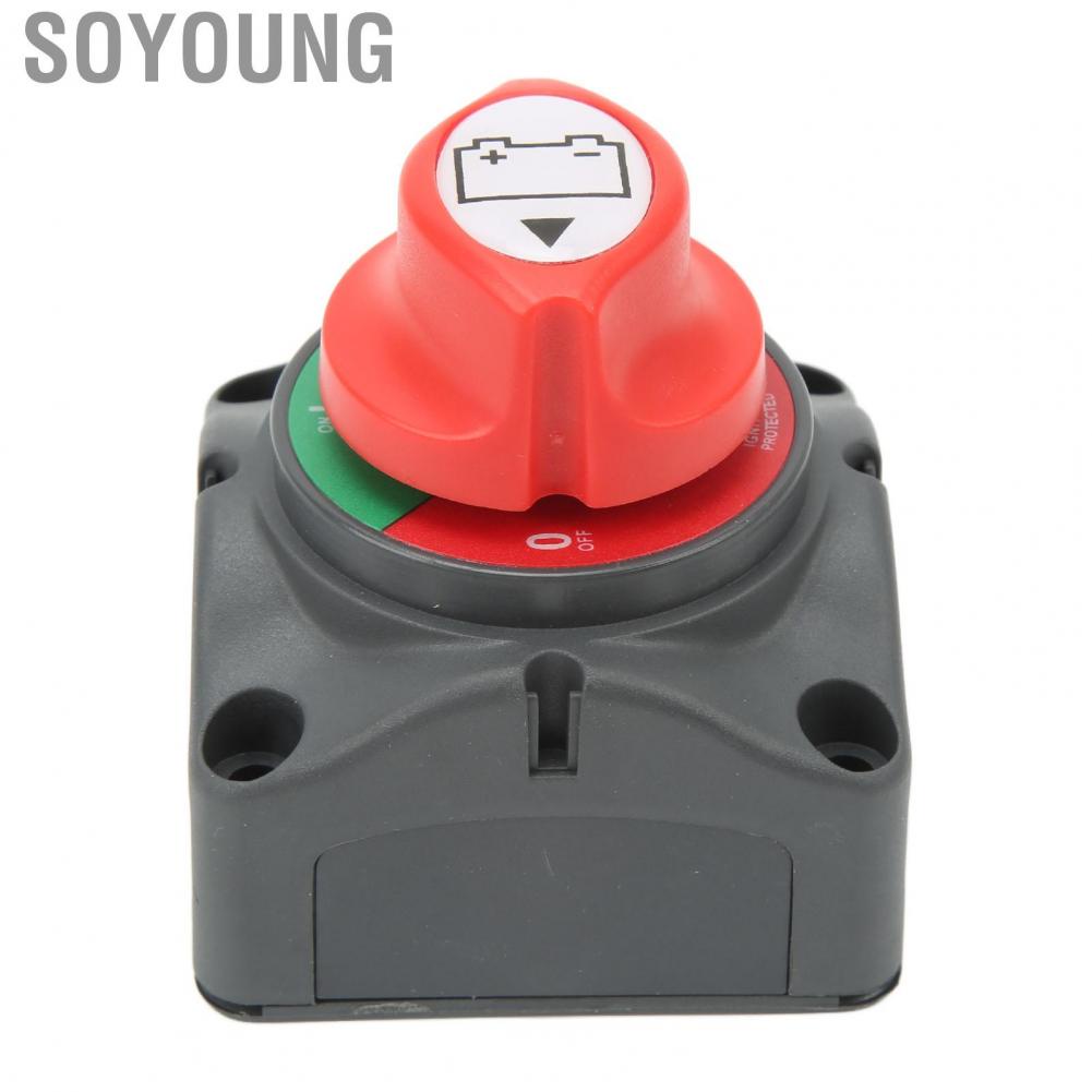 Soyoung Marine Battery Disconnect Switch  Wide Application 12-48V ABS for ATV