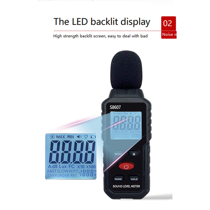Thiết Bị Kiểm Tra Tiếng Ồn Kỹ Thuật Số 30-130DB DB