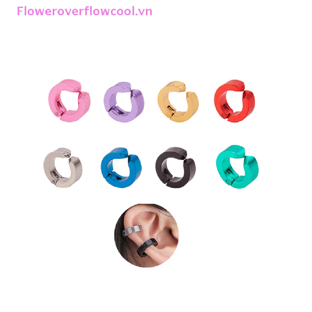 Khuyên Tai Dạng Kẹp Chất Liệu Thép Titan