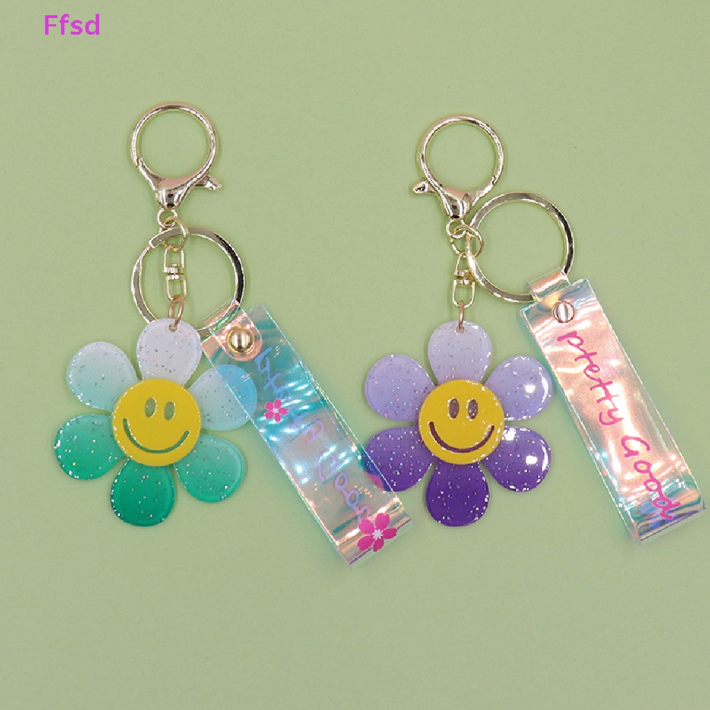 {Ffsd} Móc Chìa Khóa Id / Huy Hiệu Hình Hoa Hướng Dương Dễ Thương Cho Nữ * Bán Chạy