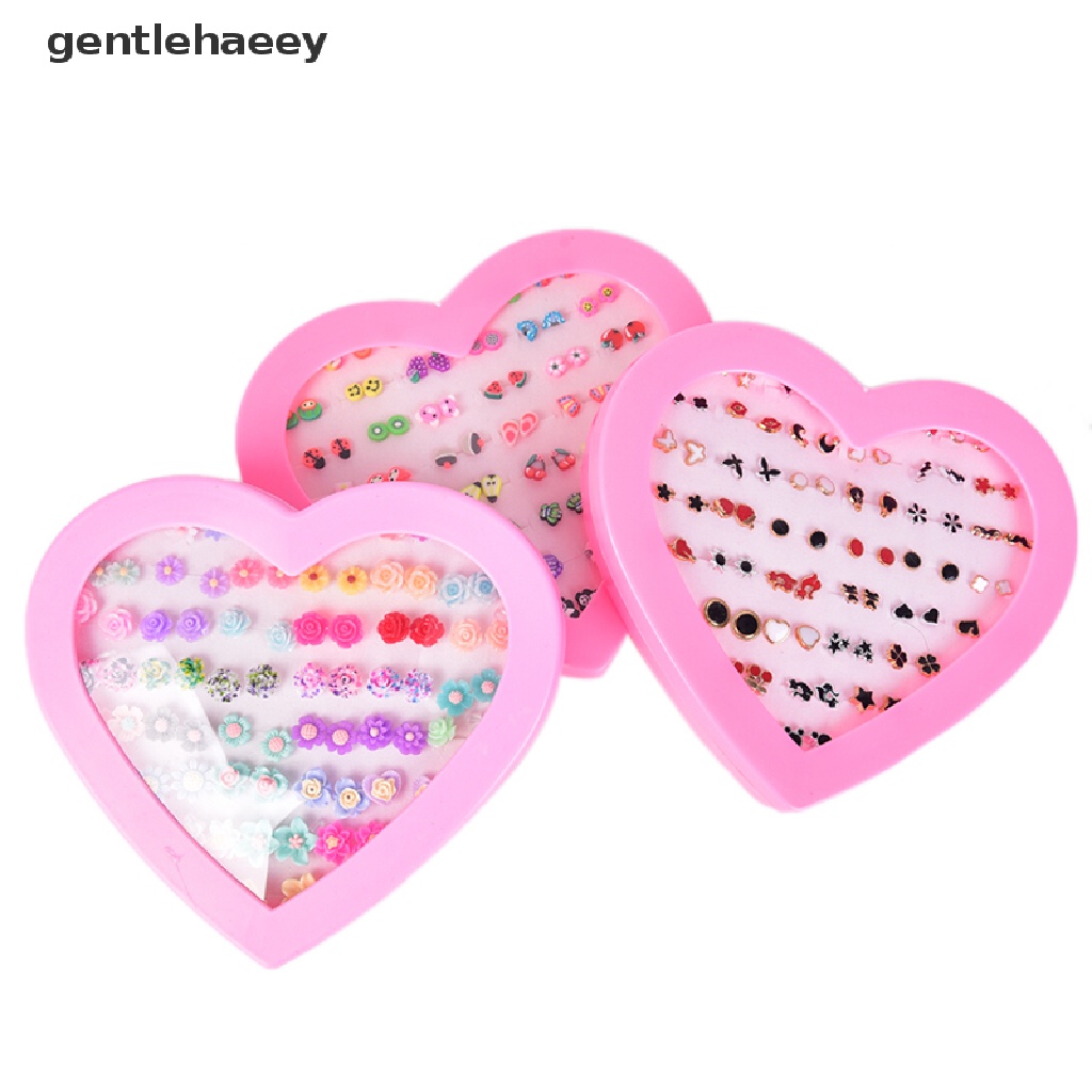 Đôi Khuyên Tai Đất Sét Hình Hoa Quả Thủ Công Phong Cách Hỗn Hợp Dành Cho Trẻ Em EN