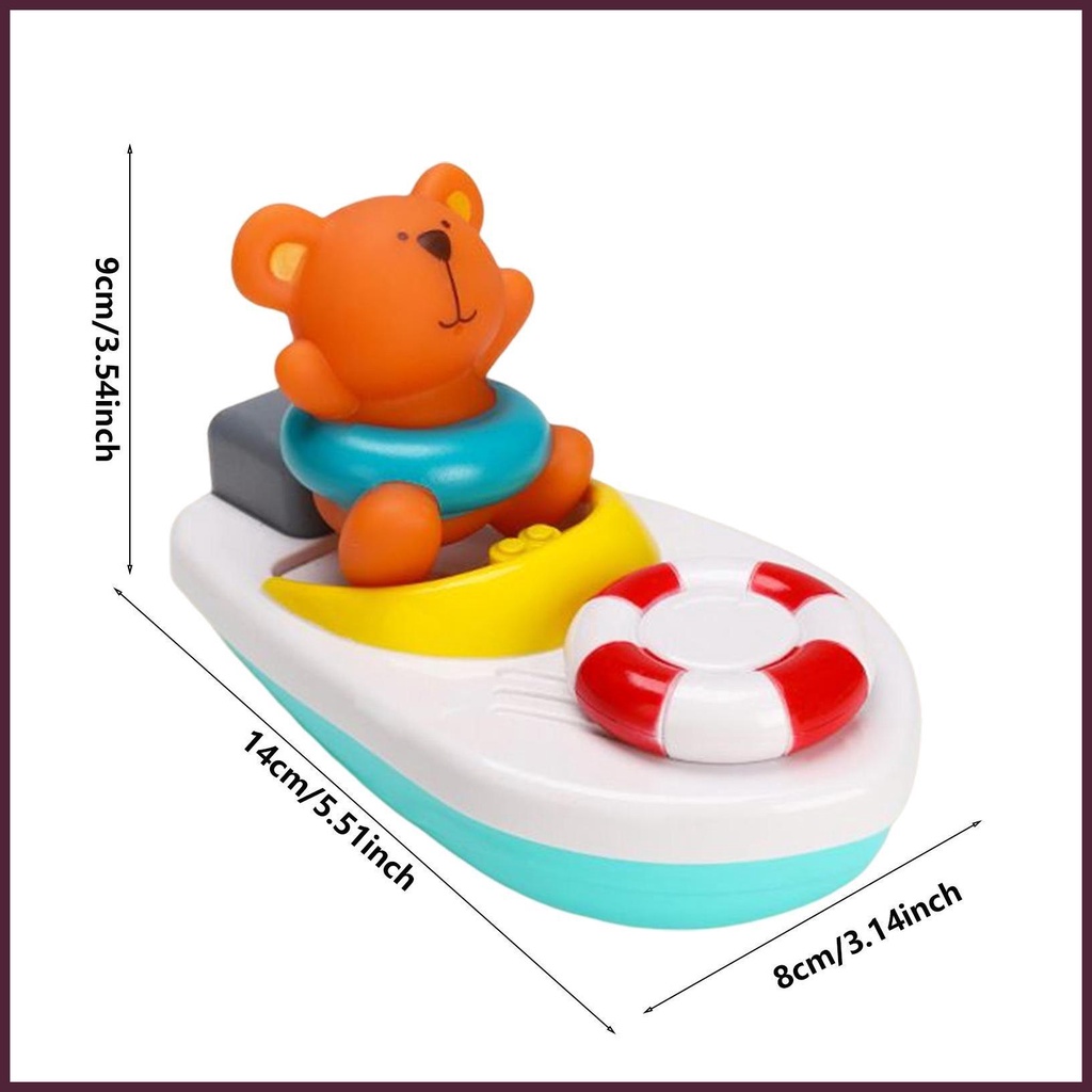 Đồ Chơi Lên Dây Cót Hình Gấu Dễ Thương Cho Bé Chơi Khi Tắm