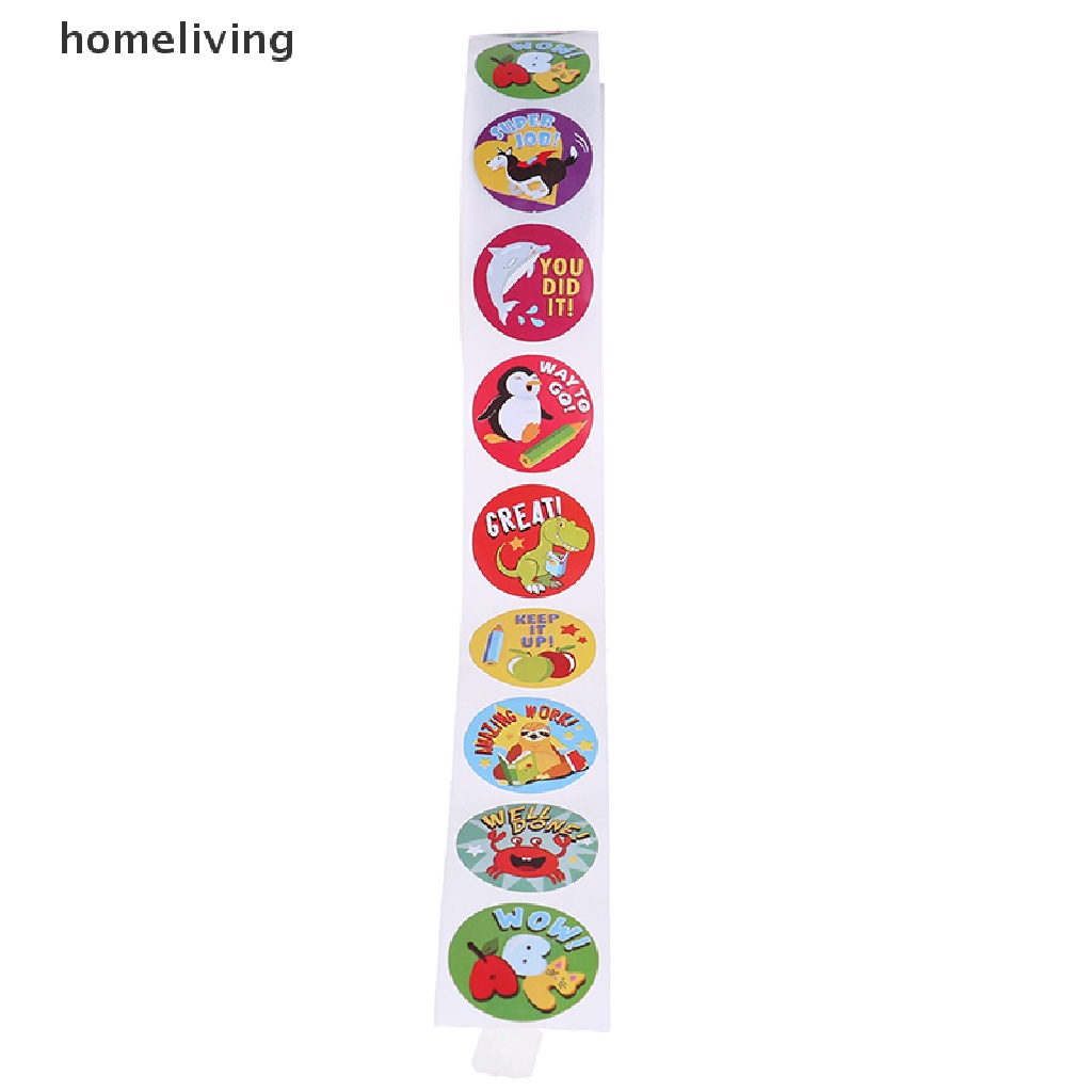 Bộ 500 Miếng Dán Hình Động Vật Dễ Thương Dùng Làm Phần Thưởng Cho Bé