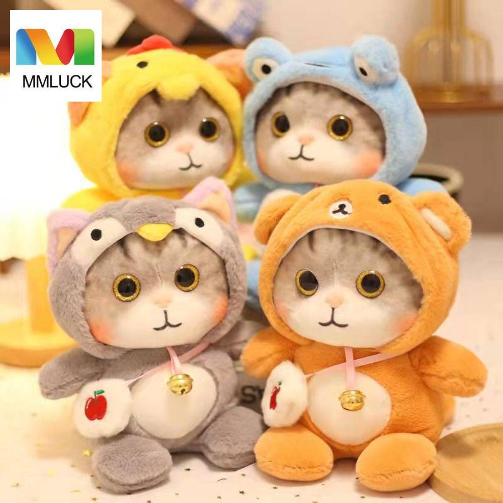 Mèo Nhồi Bông Mềm Mại Dễ Thương Dùng Làm Quà Tặng