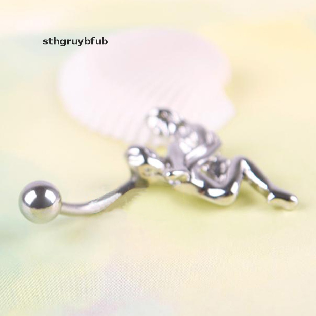 Khuyên Rốn Dạng Thanh Tạ Đính Đá Quyến Rũ Thời Trang