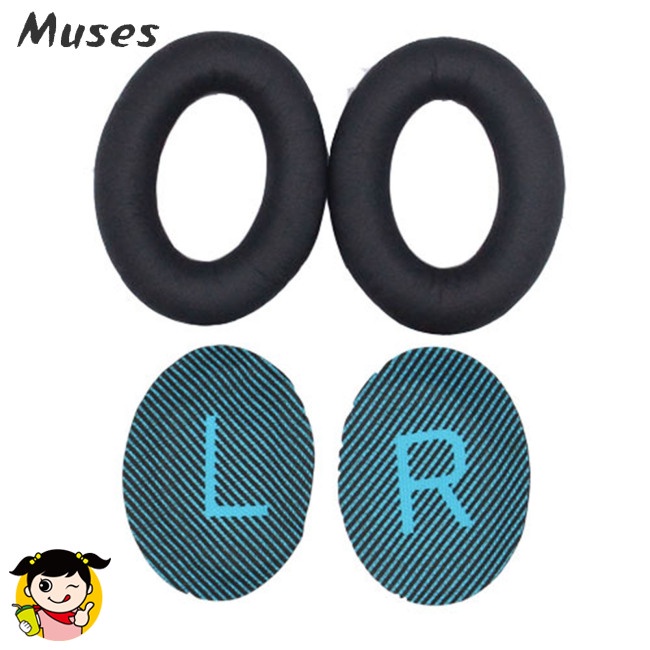 Set 2 Mút Xốp Bọc Đầu Tai Nghe Thay Thế Tương Thích Với Qc15 Ae2 Qc25 Qc35