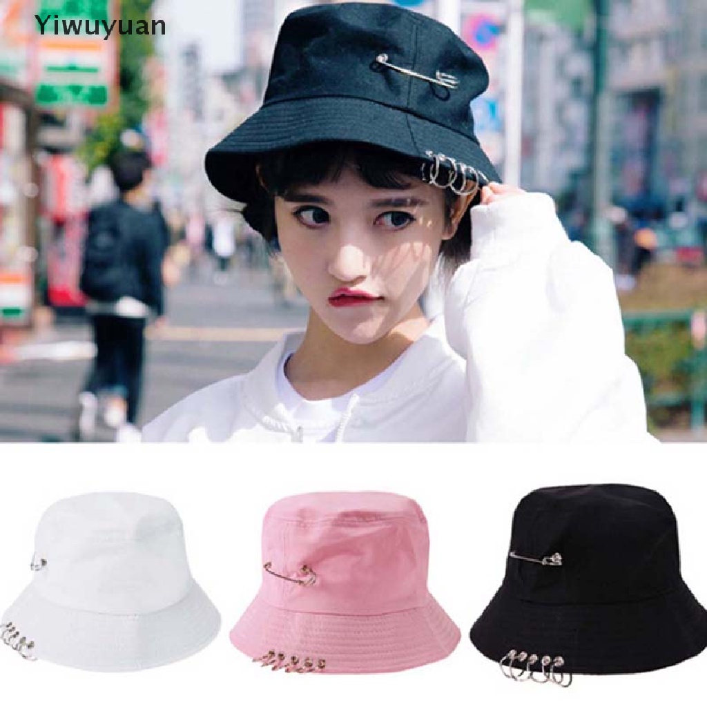 < Yiwuyuan > Mũ Bucket Chống Nắng Thời Trang Mùa Hè Cho Nam Nữ