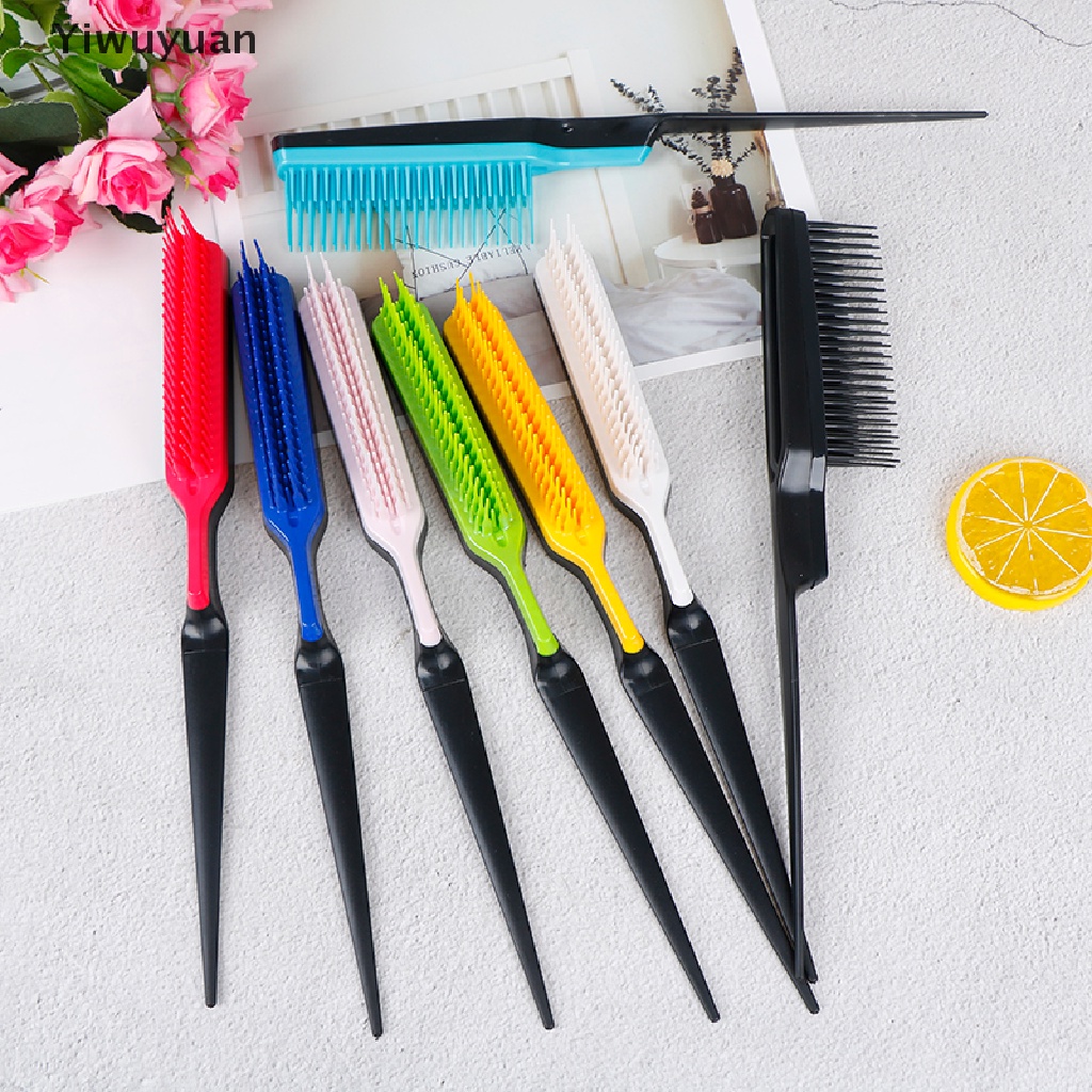 < Yiwuyuan > Lược Nhựa Chống Tĩnh Điện Chuyên Dụng Cho Salon Làm Tóc