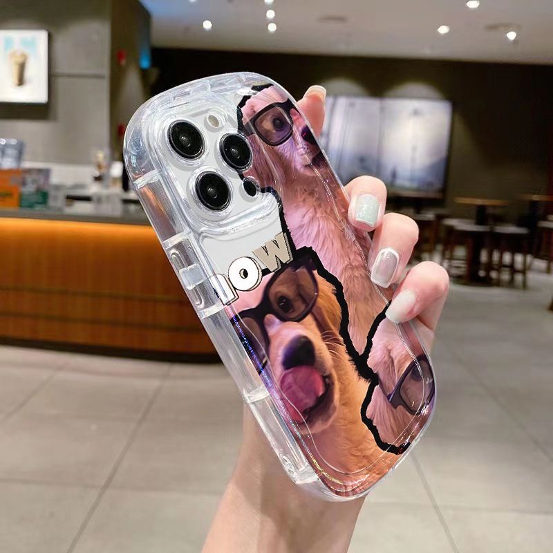 ✅Ốp Điện Thoại Mềm Trong Suốt / Chống Sốc In Hình Chú Cún Dễ Thương Cho iPhone14 / Xsmax78Pxr 13 1211 / IZF1