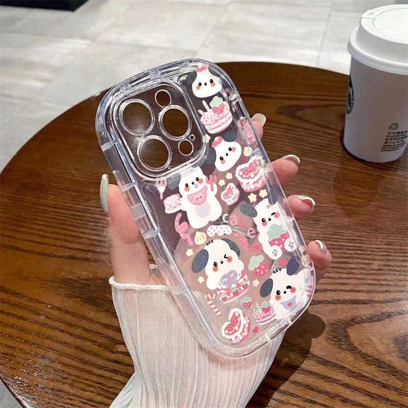 ✅Ốp Điện Thoại Mềm Trong Suốt Chống Sốc Hình Chú Cún Cho Iphone xr / 8p 13 xs7 12iPhone1411 Apple promax 8T1Z