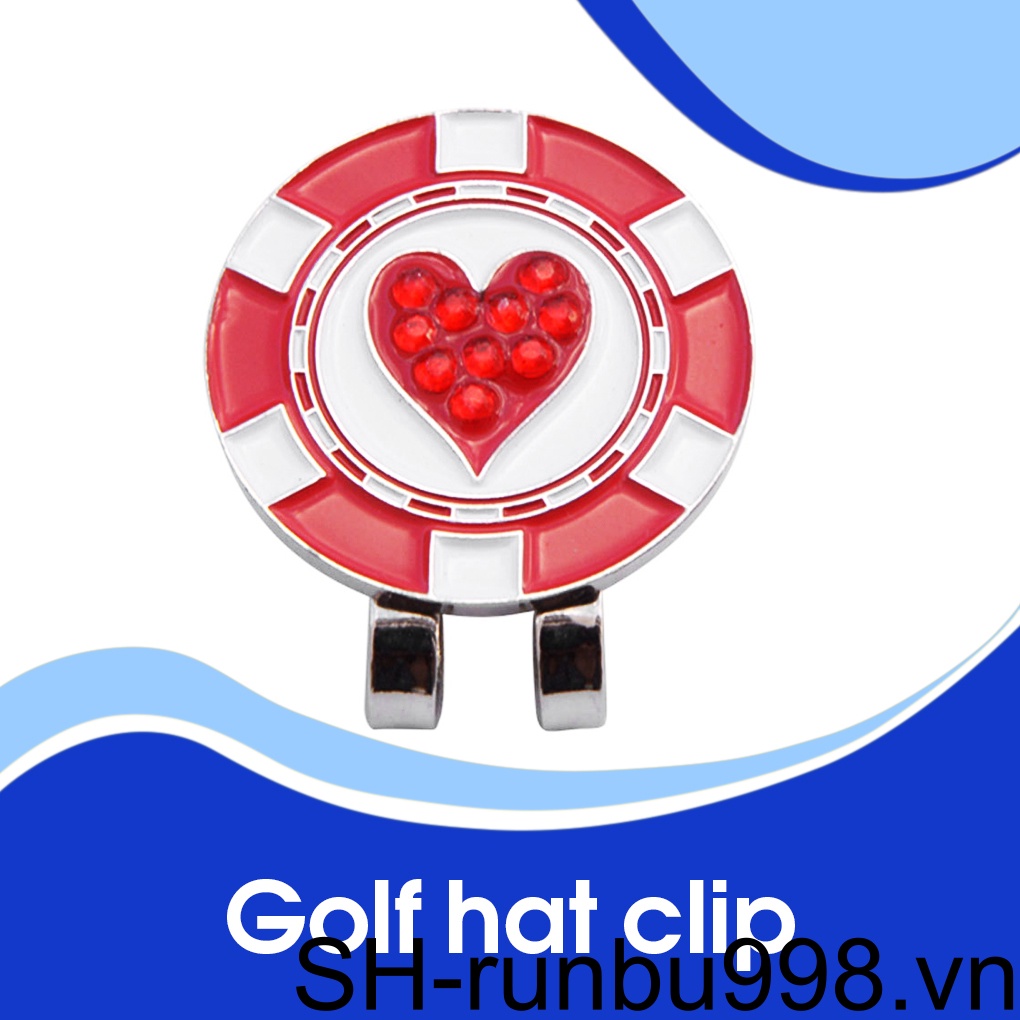 Dụng Cụ Đánh Dấu Bóng Golf Bằng Kim Loại 2 5cm Nhiều Màu Sắc Có Thể Tháo Rời