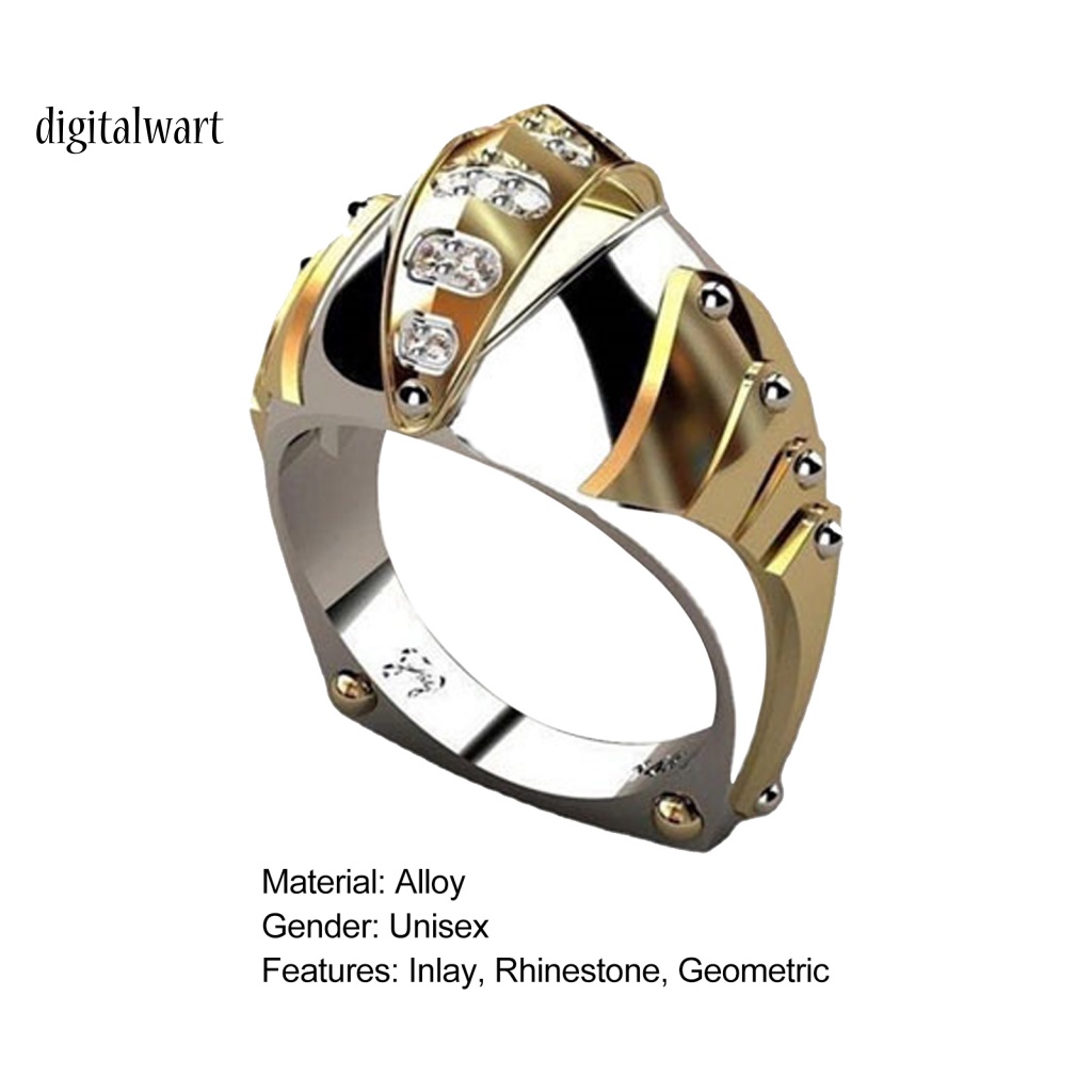 Kỹ Thuật Số| Nhẫn Hở Miệng Cá Dát Khảm Đá Nghệ Thuật Làm Quà Tặng Cho Unisex