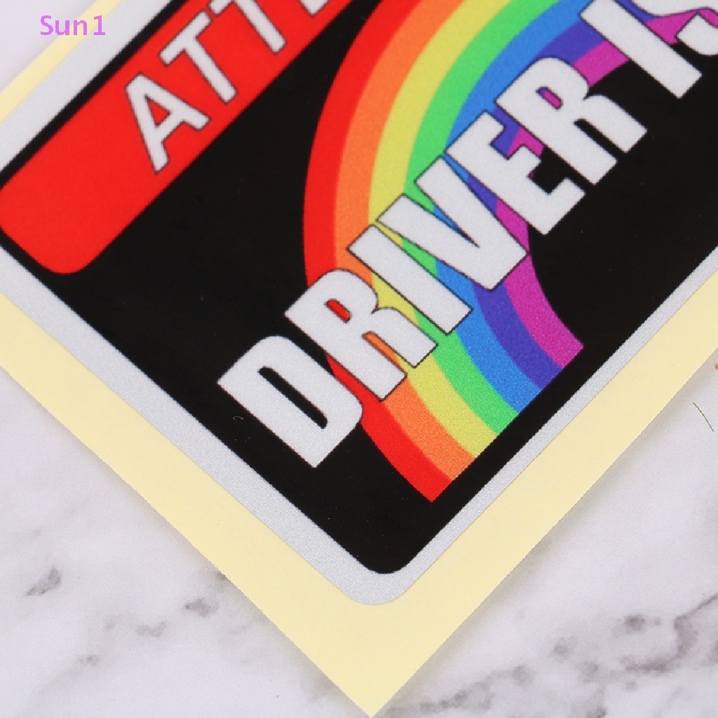 1 Miếng Dán Phản Quang In Chữ I LOVE Gay Pborn Trang Trí Xe Hơi Sun1 > 1 Cái