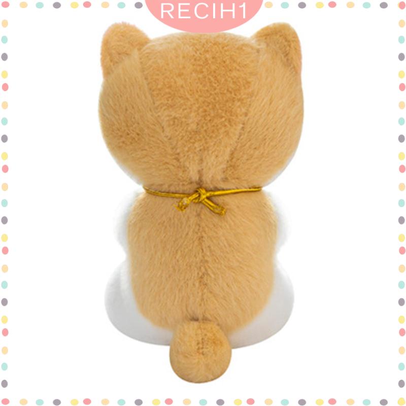 Đồ chơi nhồi bông Hình Chú Mèo Dễ Thương Dùng Trang Trí