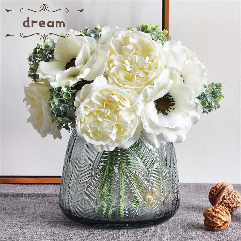 【DREAMLIFE】Artificial Flowers Party Silk Cloth + Plastic Wedding 4 Style Garden Decor