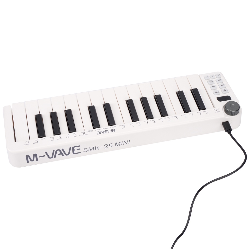 Bàn Phím MIDI mini M-vave SMK-25 25 Phím Không Dây / Kết Nối USB