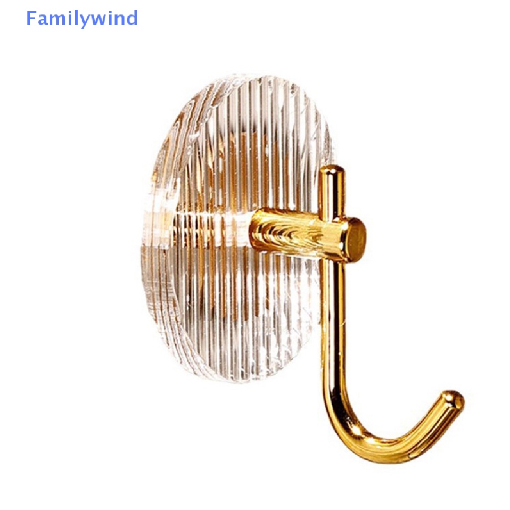1 Móc Treo Chìa Khóa / Khăn Tắm Dán Tường Bằng Acrylic Không Đục Lỗ