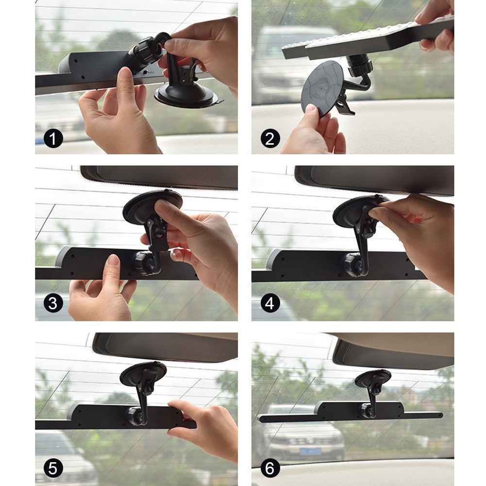 Đèn LED RGB Cảnh Báo Đỗ Xe Hơi Nhấp Nháy Sử Dụng Năng Lượng Mặt Trời Chống Va Chạm