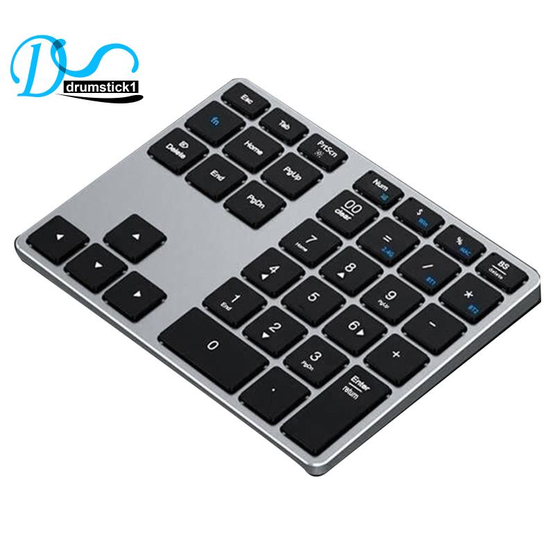 1 Bộ Bàn Phím Số Bluetooth 35 Phím Số Di Động Không Dây Cho Laptop / Mac / PC / Desktop