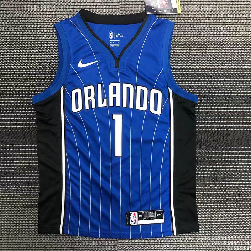 Áo Bóng Rổ NBA Jersey Orlando Magic 1 Tracy McGrady Phong Cách Retro Cho Nam