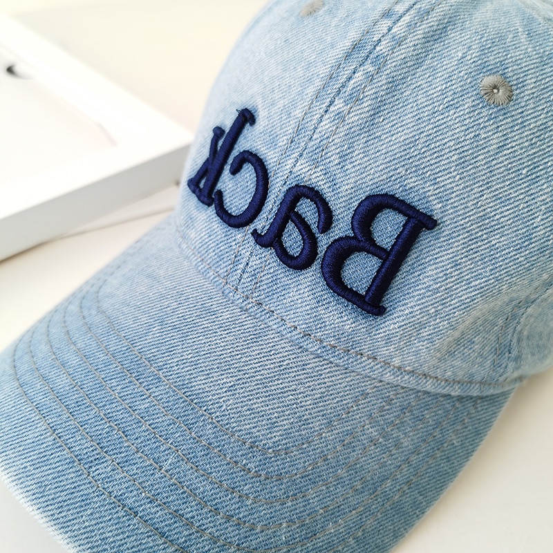 Mũ Lưỡi Trai Mềm Thêu Chữ Phong Cách Cao Bồi Cho Nam Nữ